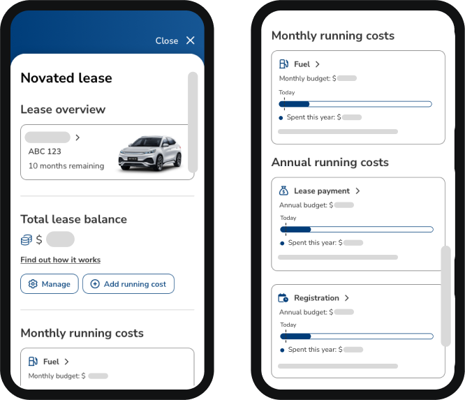 My RemServ How to Track Your Novated Leasing Running Costs Steps