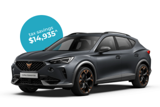CUPRA Formentor VZx Auto 4Drive MY24 novated leasing through RemServ today.