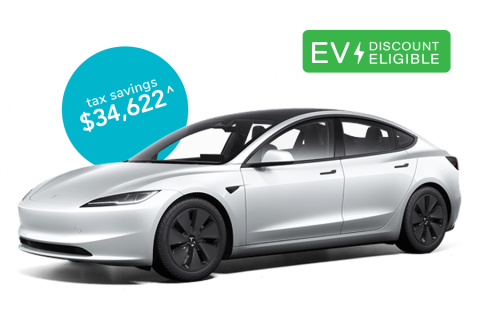 Novate a Tesla Model 3 Rear-Wheel Drive through RemServ and you could potentially save on tax.
